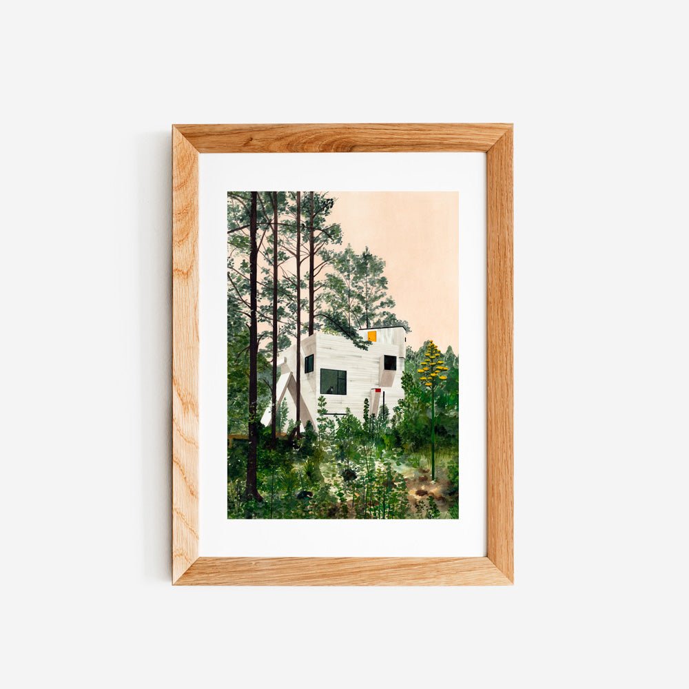 Yellow Door Giclée Print A5