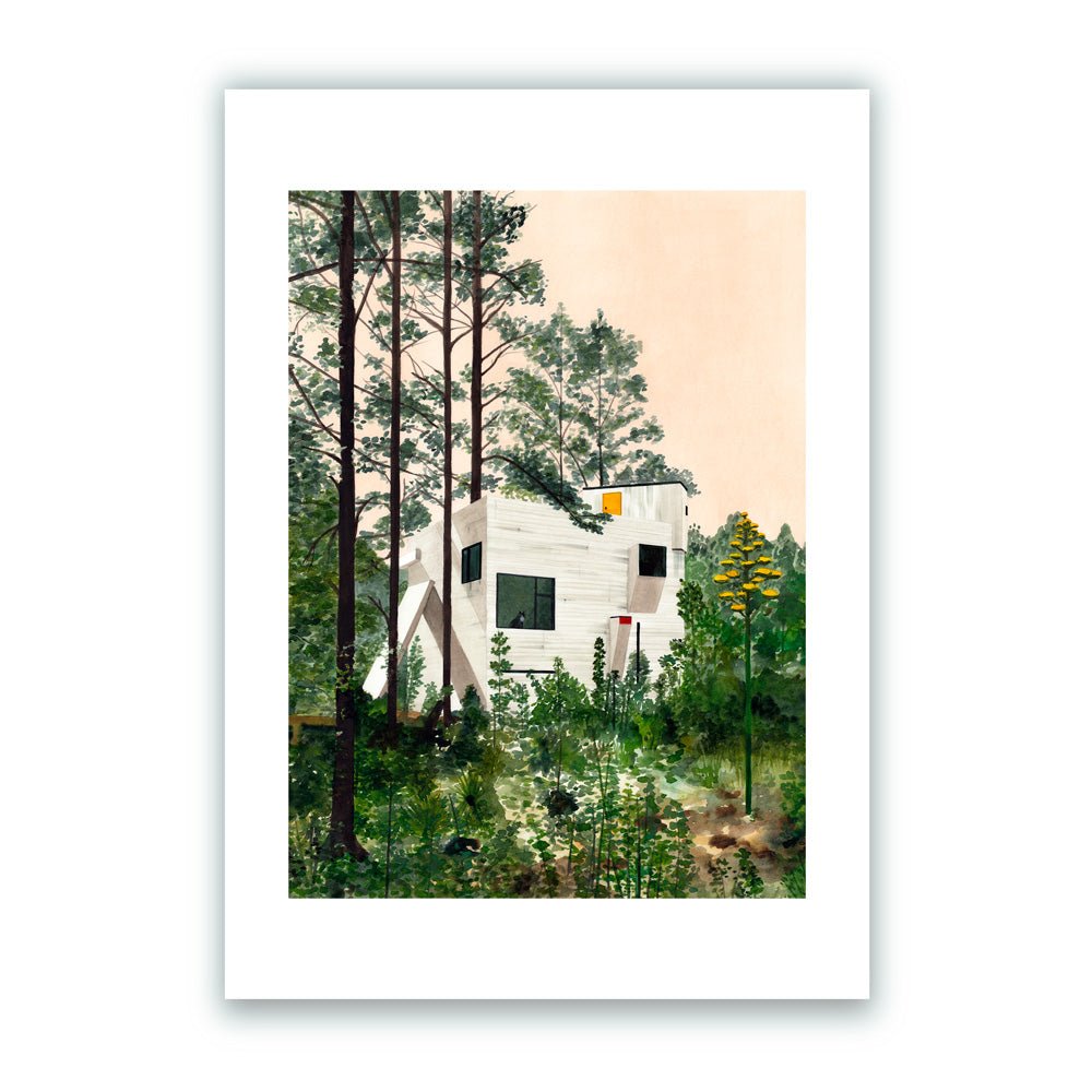 Yellow Door Giclée Print A5