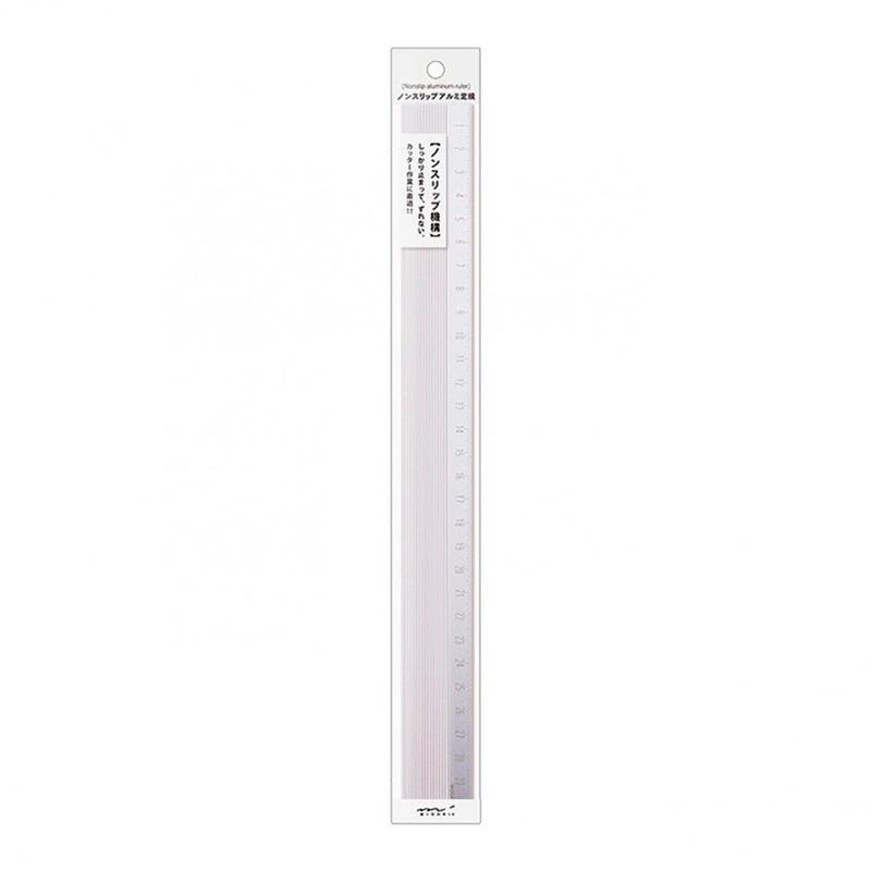 Règle en aluminium argenté de 30 cm avec aimant en néodyme