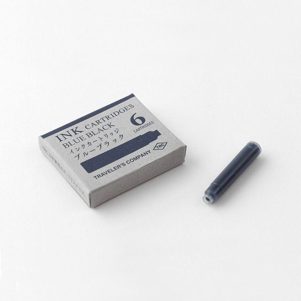 Cartouches de stylo - Bleu/Noir (lot de 6)
