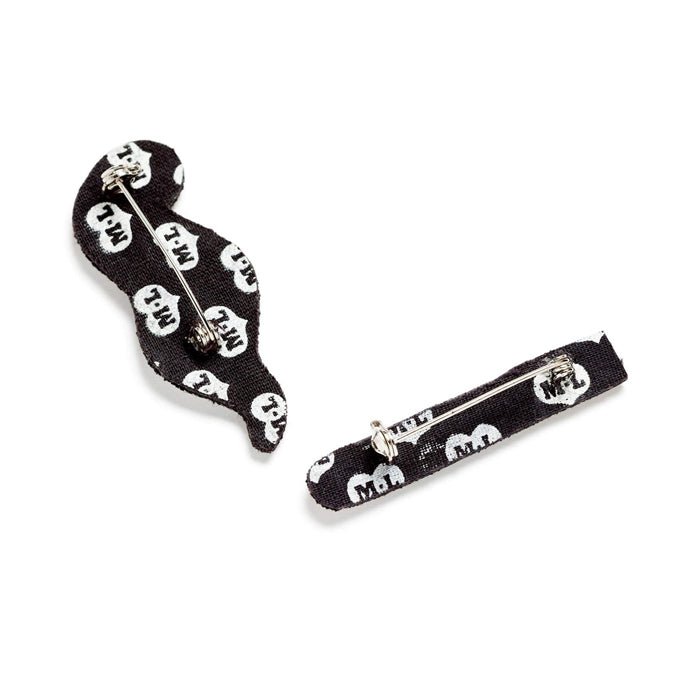 Cigaret + Smoke Hand-embroidered Pin