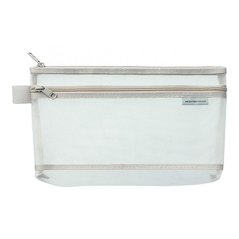 Mesh Pen Pouch Gray