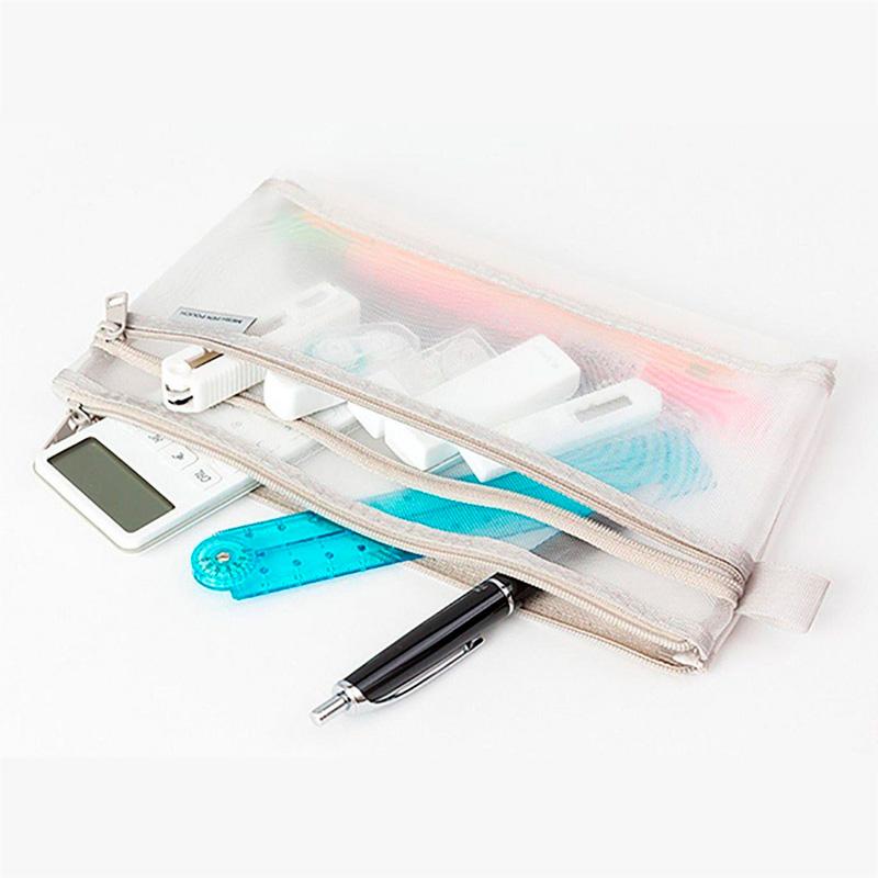 Mesh Pen Pouch Gray