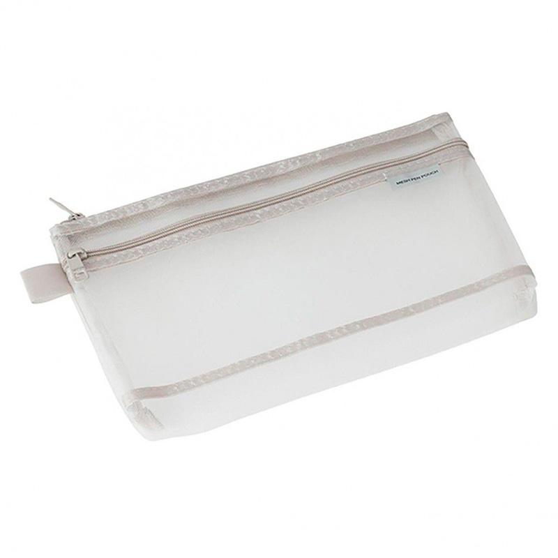 Mesh Pen Pouch Gray