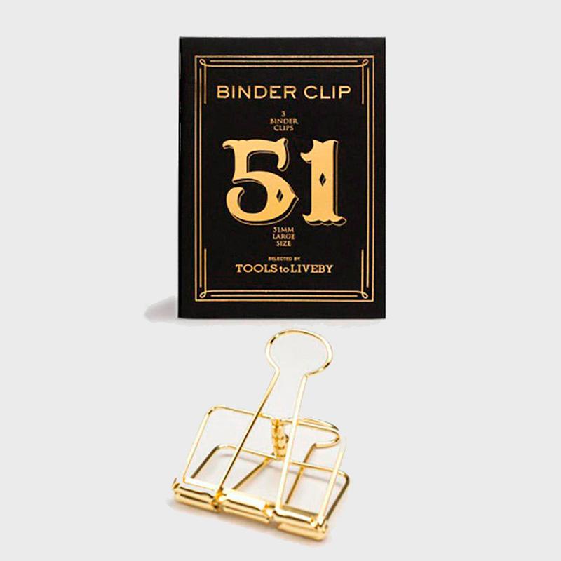 Clip 51 mm Or