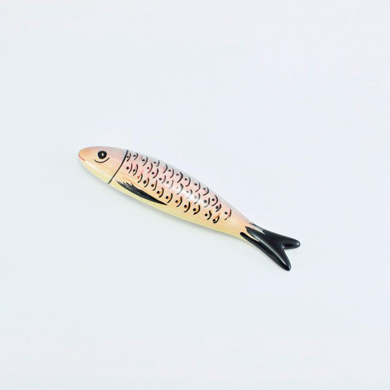 Sardine peinte à la main S