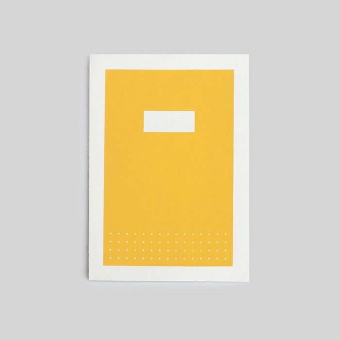Cuaderno Cabinet A5 Cuadrícula de Puntos Amarillo