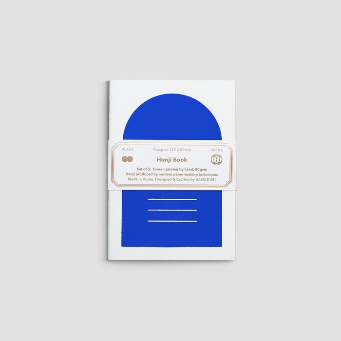 Hanji Book Passport 3pcs/set Blue