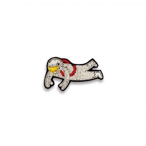 Cosmonaut Hand-embroidered Pin