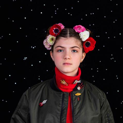 Cosmonaut Hand-embroidered Pin