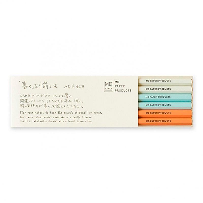 Lot de 6 crayons de couleur MD