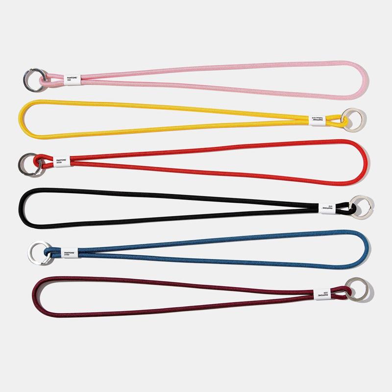 Porte-clés long Pantone Rouge 2035