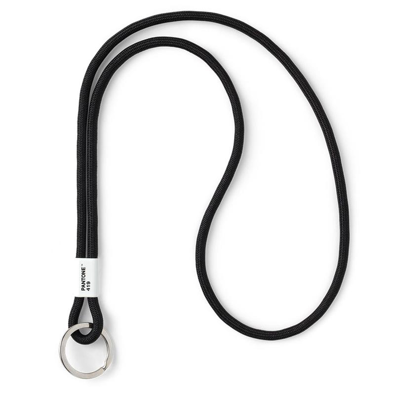 Porte-clés long Pantone Noir 419
