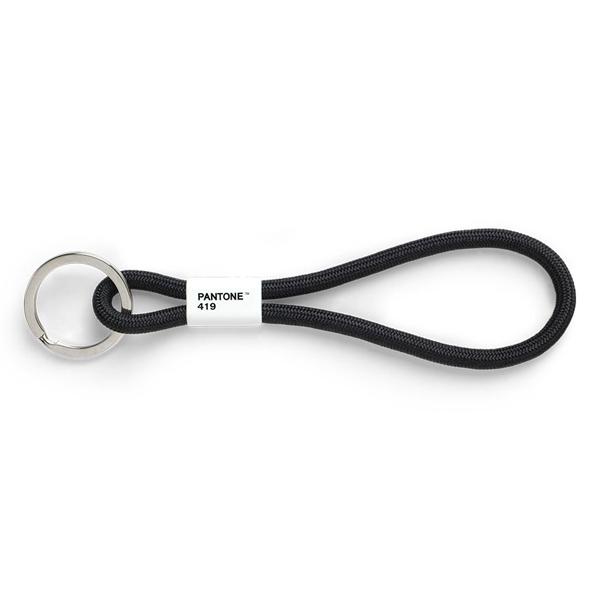 Porte-clés court Pantone Noir 419
