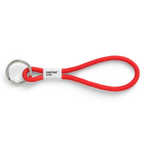 Porte-clés court Pantone Red 2035
