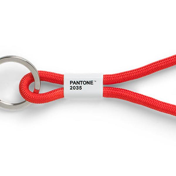 Porte-clés court Pantone Red 2035