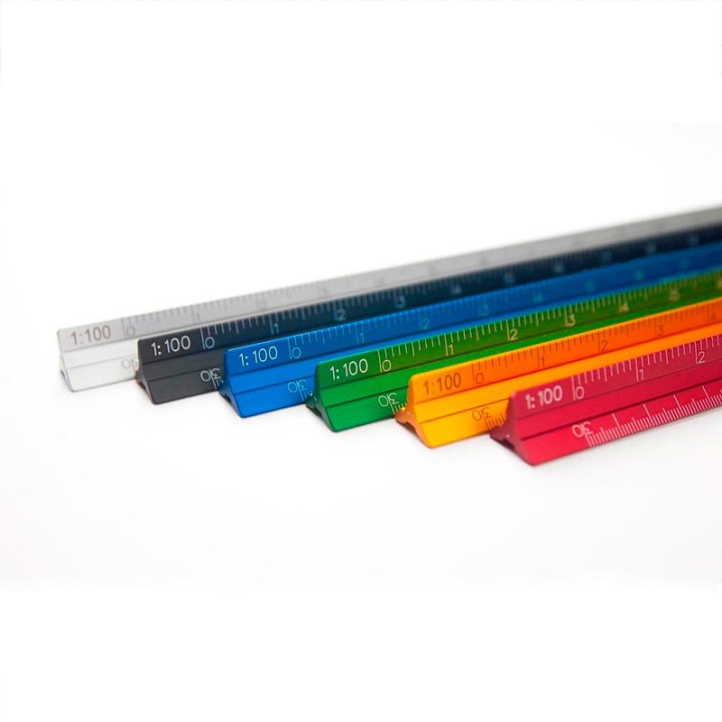Escala de Aluminio Azul