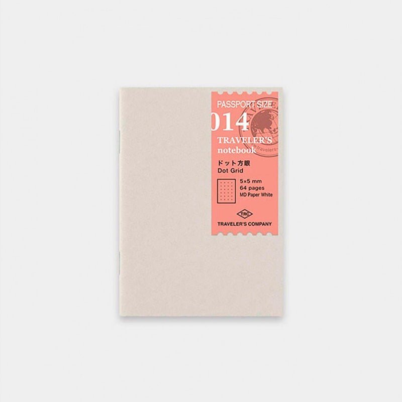 TRAVELER'S notebook Recharge 014 Grille à points - Taille passeport