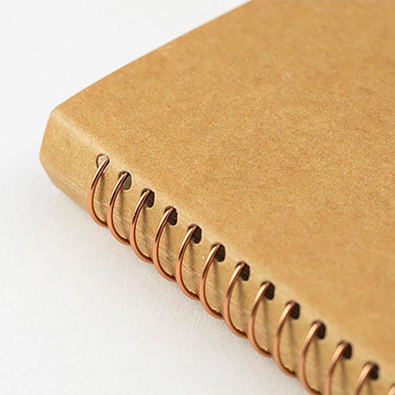 Spiral Ring Notebook A6 Slim DW Kraft Paper