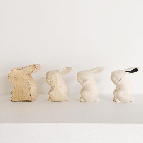 Pole Pole Wooden Animal Bulldog