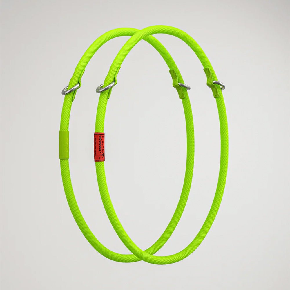 Correa Bucle 10mm Neon Yellow Solid (set de 2)