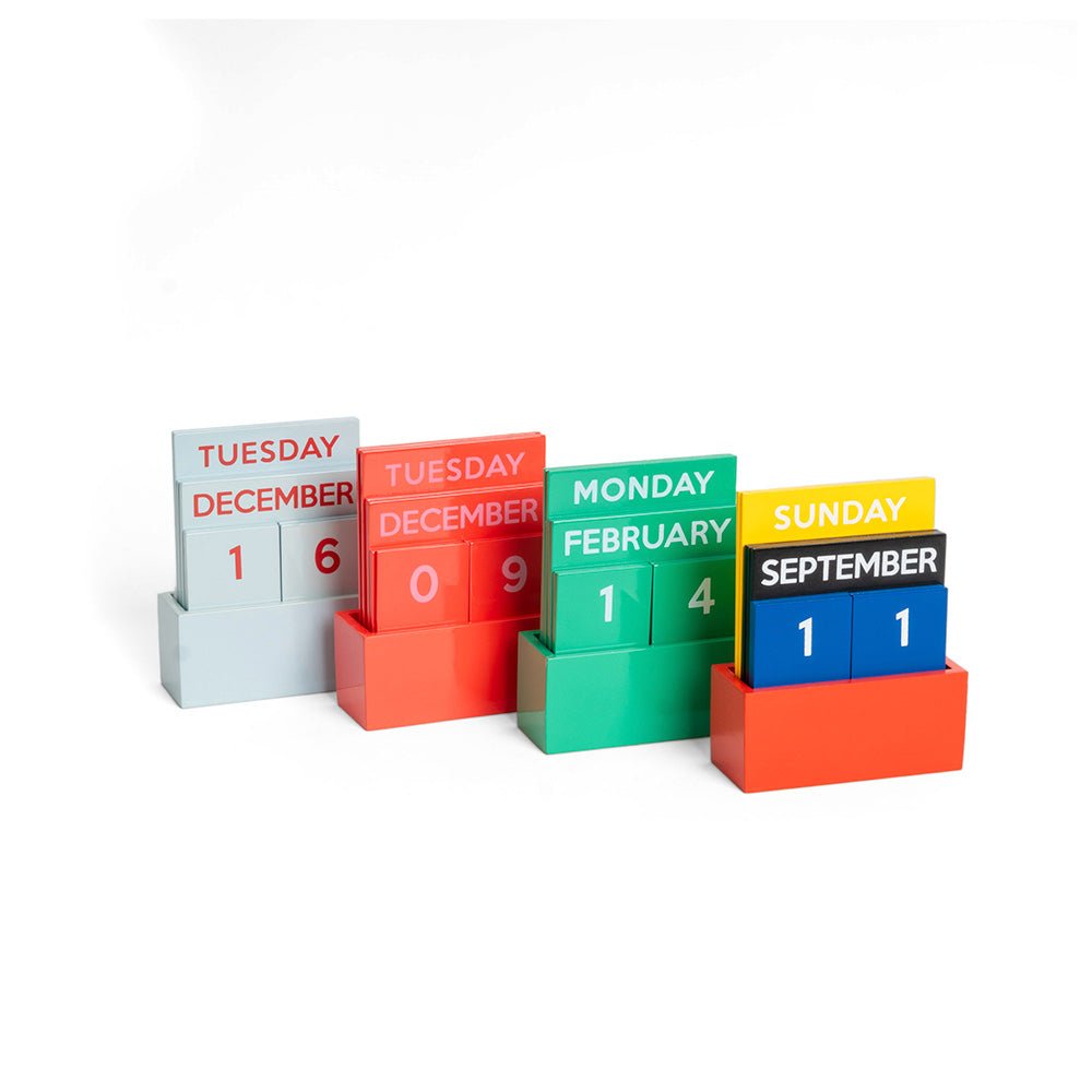 Small Multicolor Perpetual Calendar