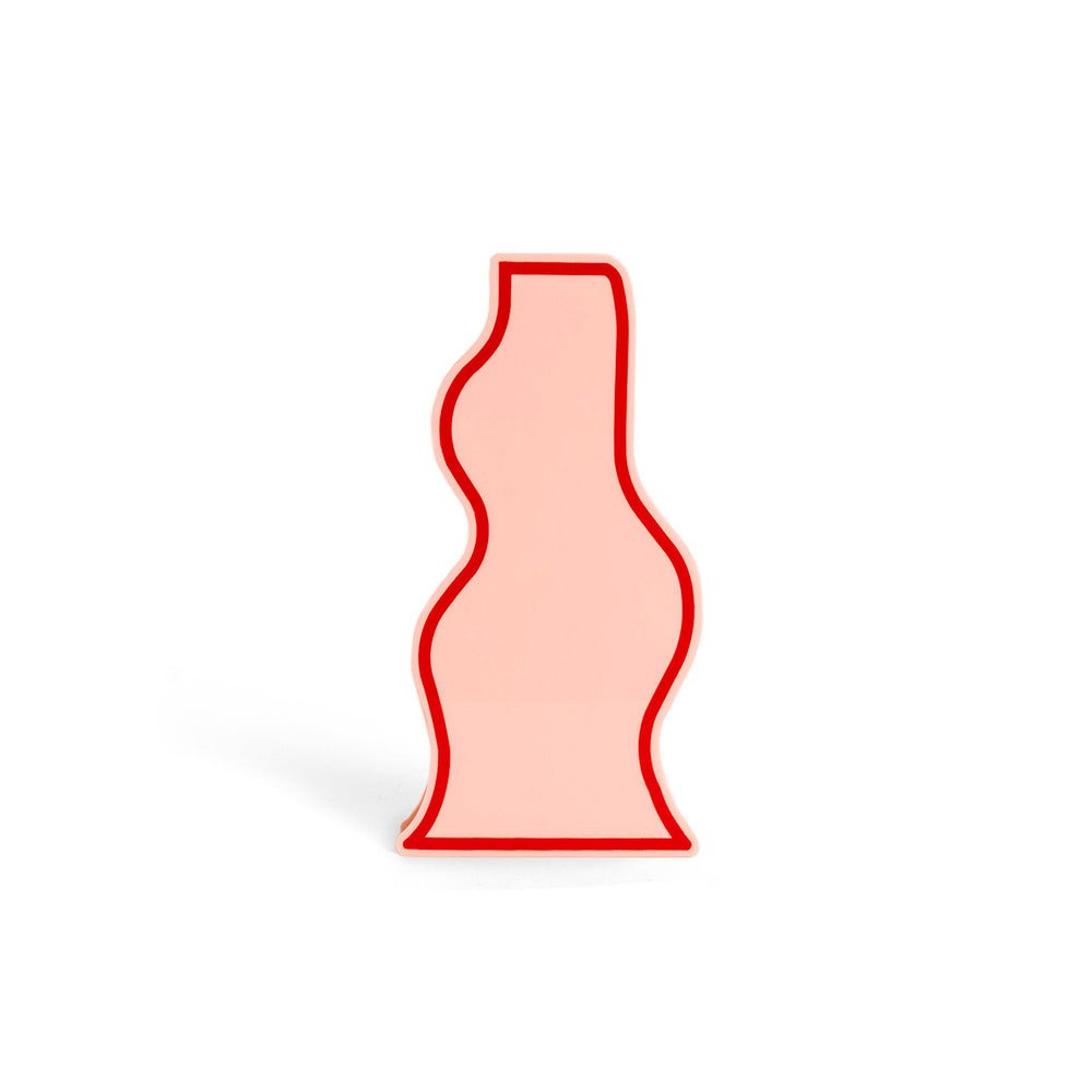 Vase Line Art Pink