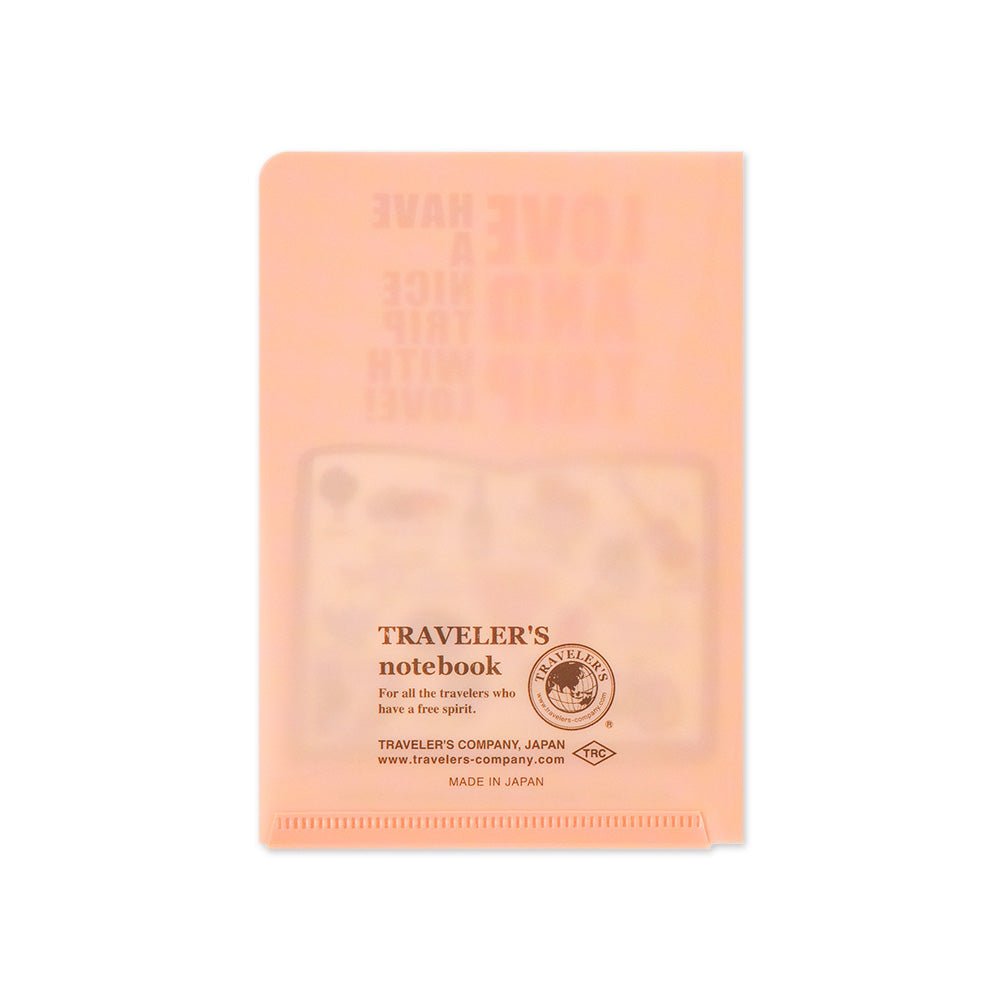 TRAVELER'S Noteboom Refill Dossier Transparent 2025 Passeport