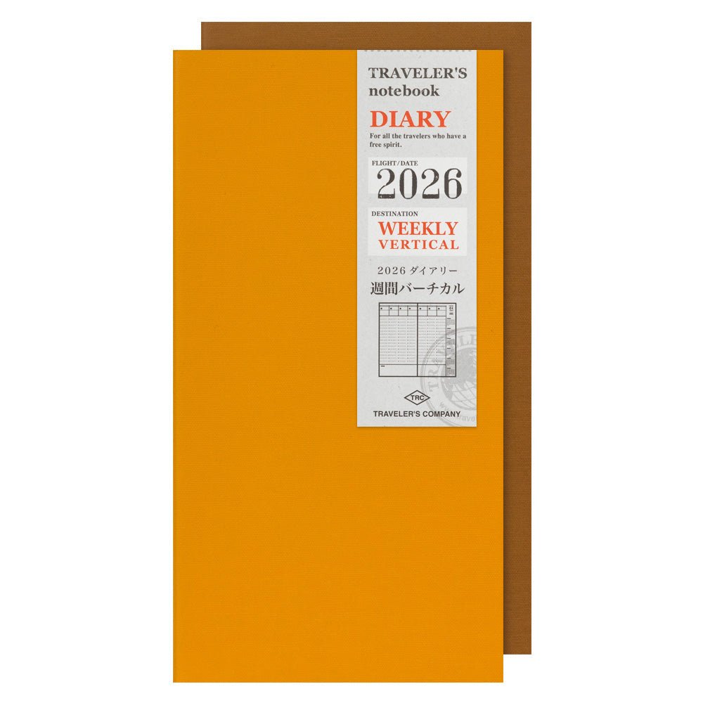 Recambio Semanal Vertical 2026 - Tamaño Regular