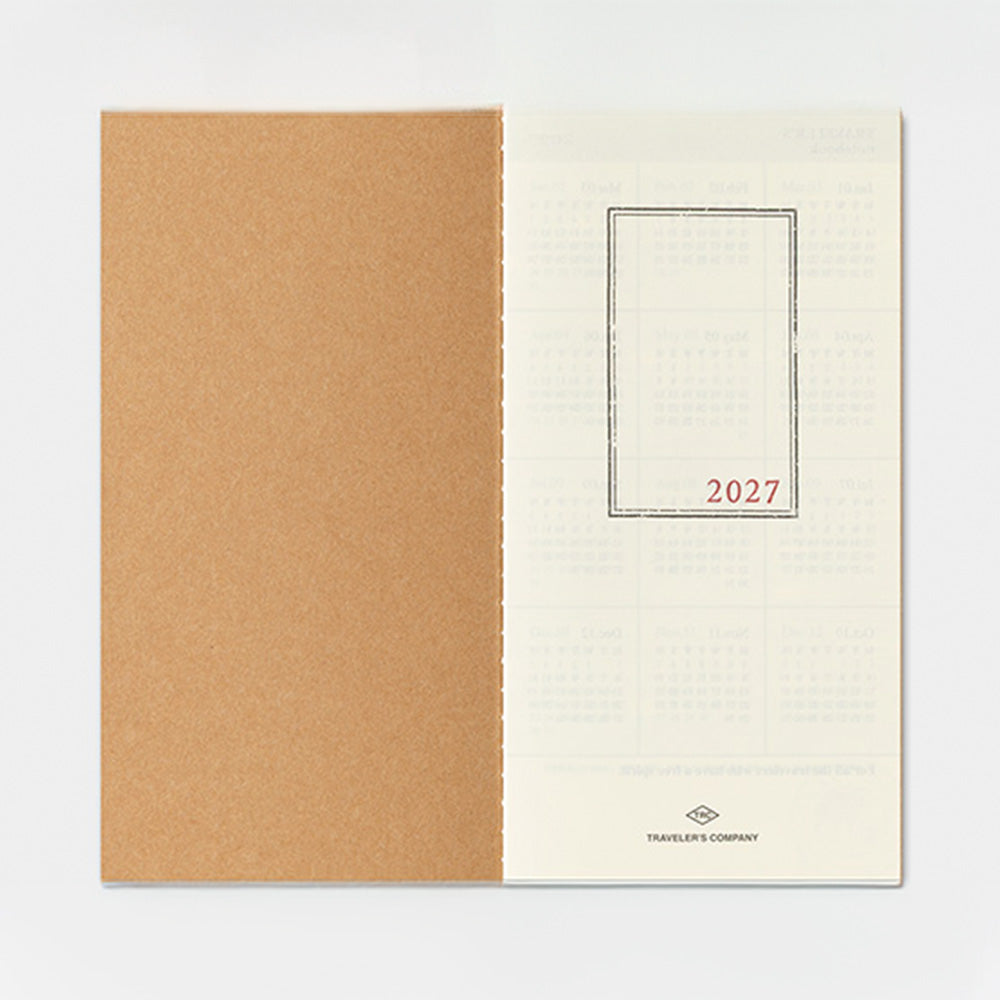 Monthly Diary Refill 2027 – Regular Size