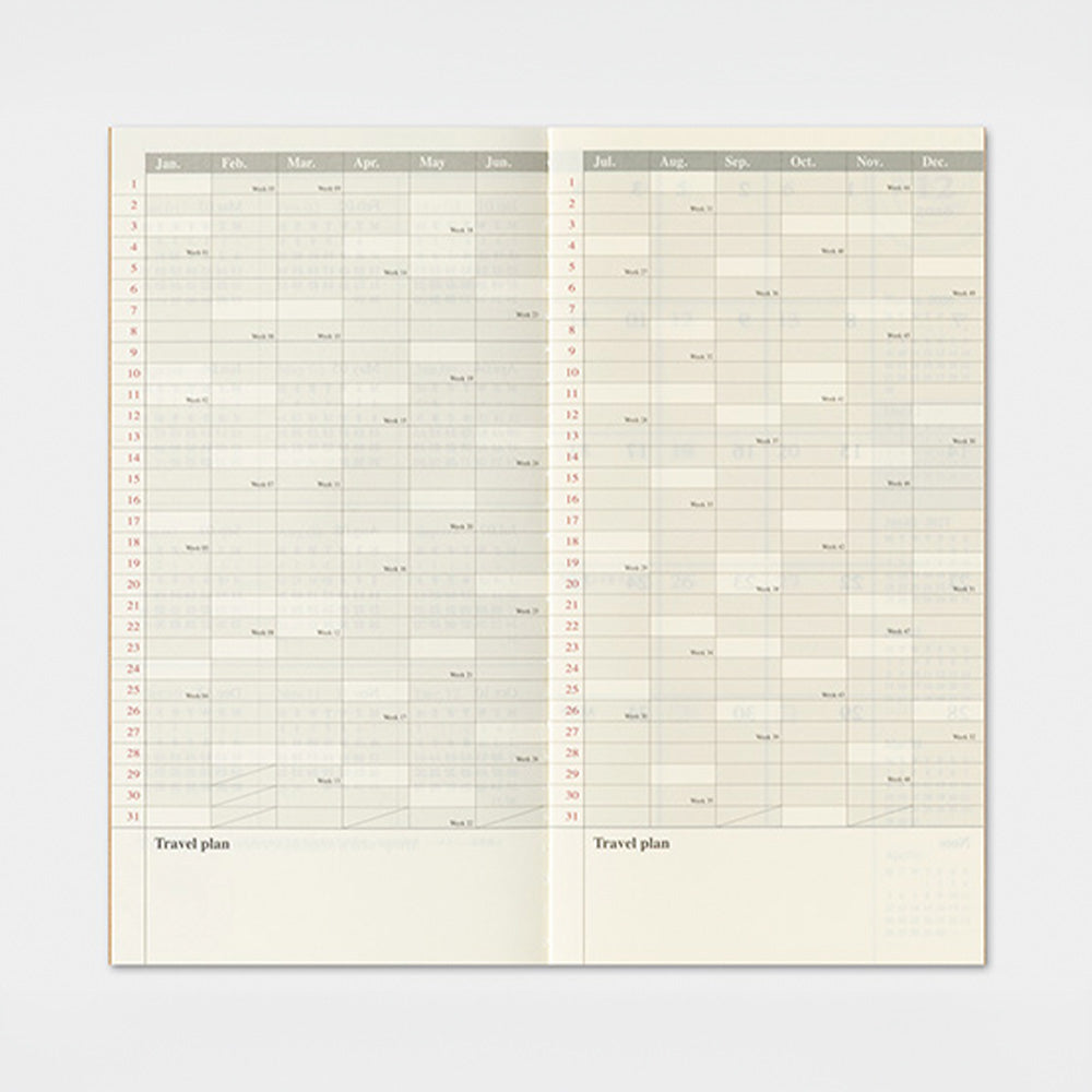 Monthly Diary Refill 2027 – Regular Size