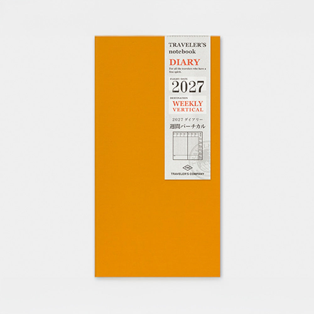 Vertical Weekly Diary Refill 2027 – Regular Size