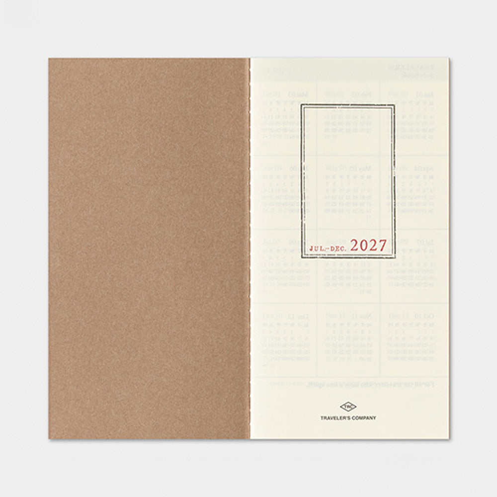 Vertical Weekly Diary Refill 2027 – Regular Size
