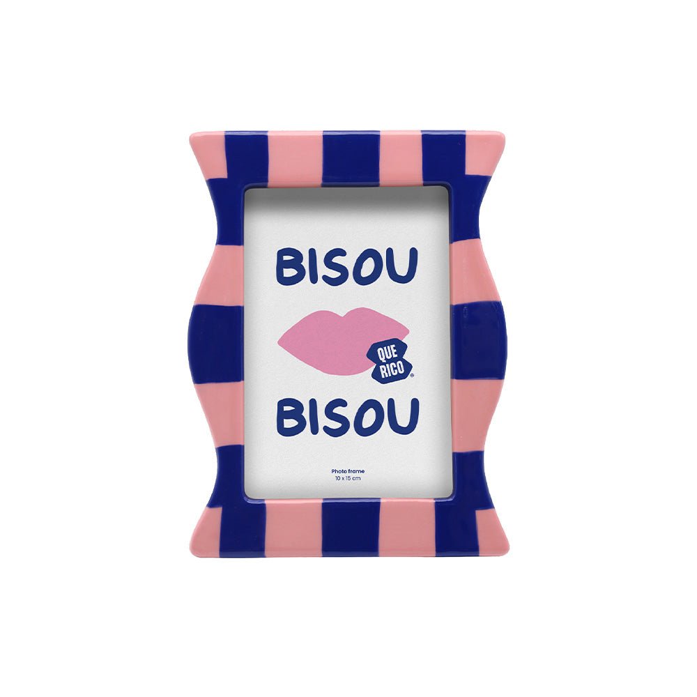 Marco de Foto Francisco - Rosa y Azul