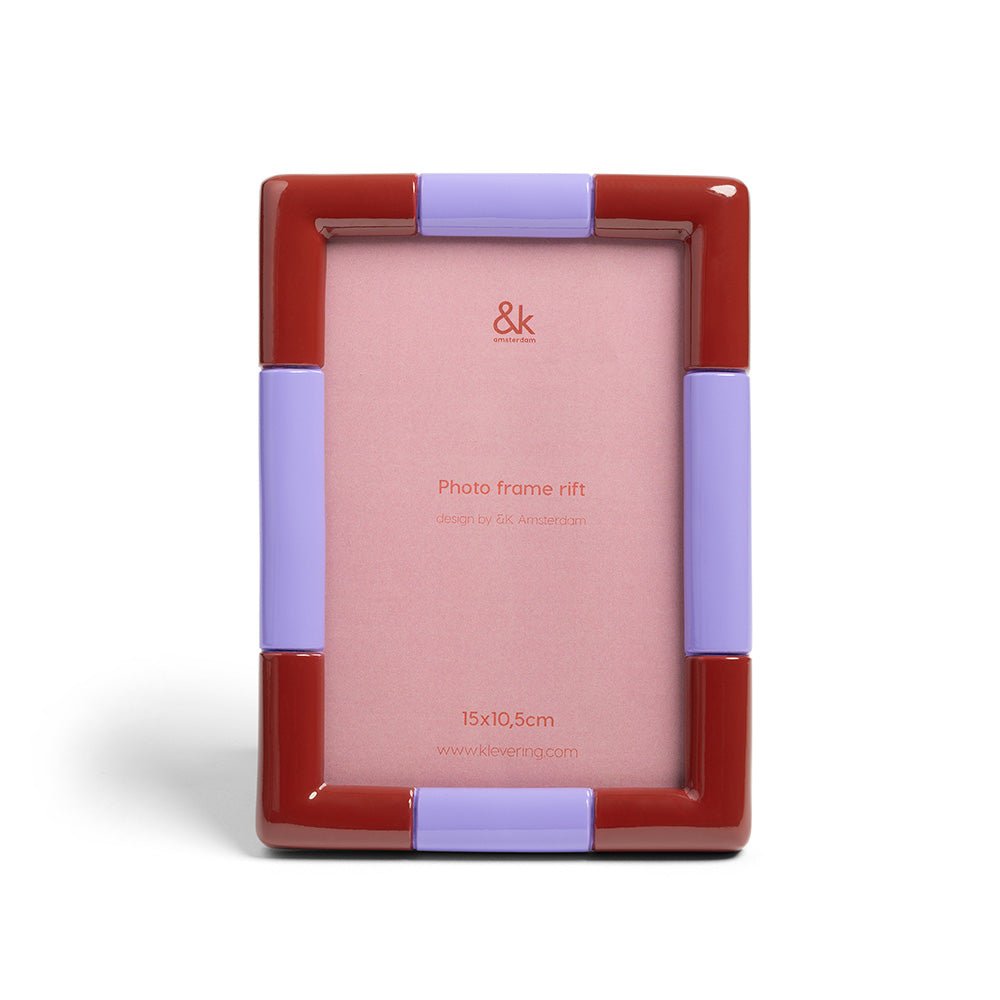 Photo Frame  Rift Rectangle Burgundy
