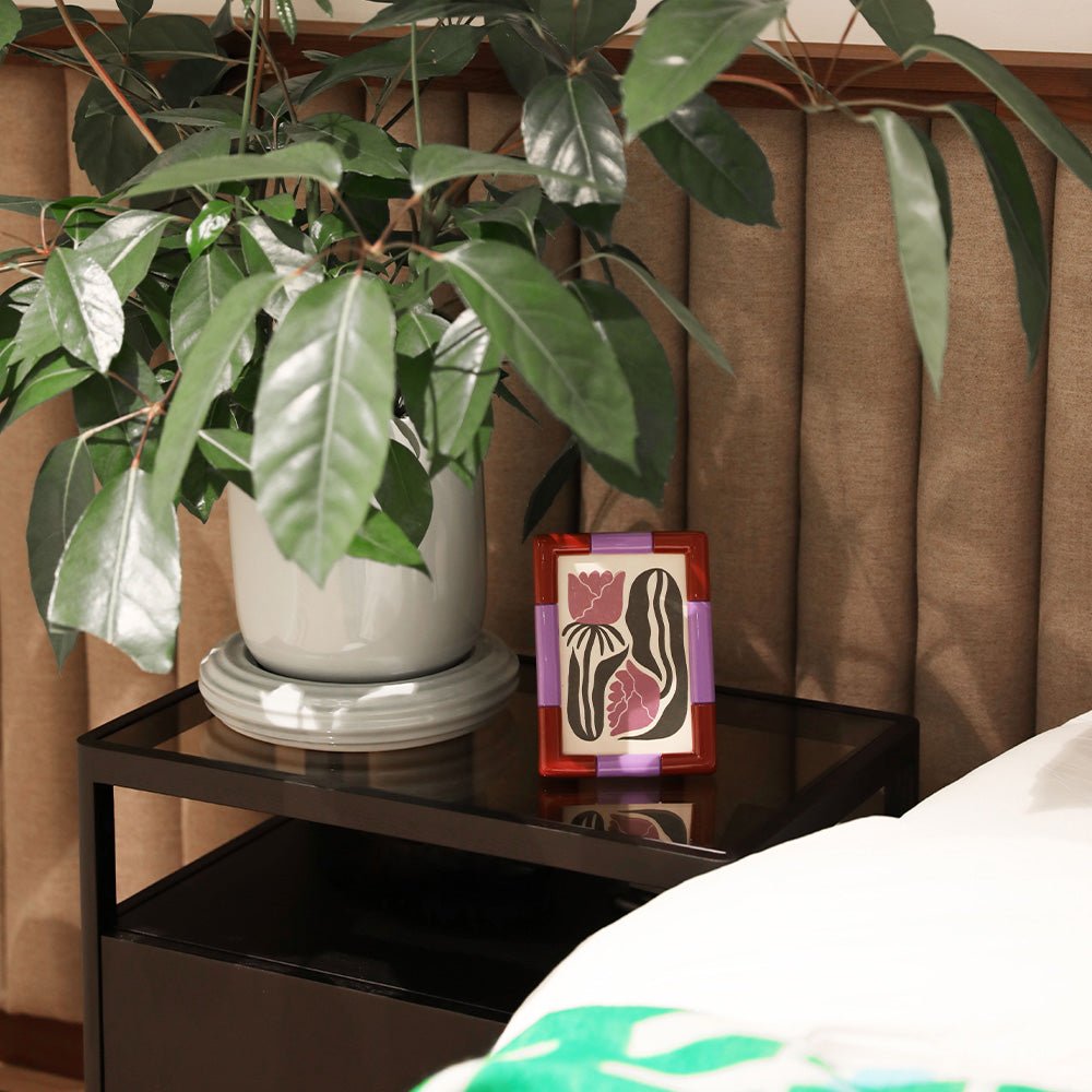 Photo Frame  Rift Rectangle Burgundy