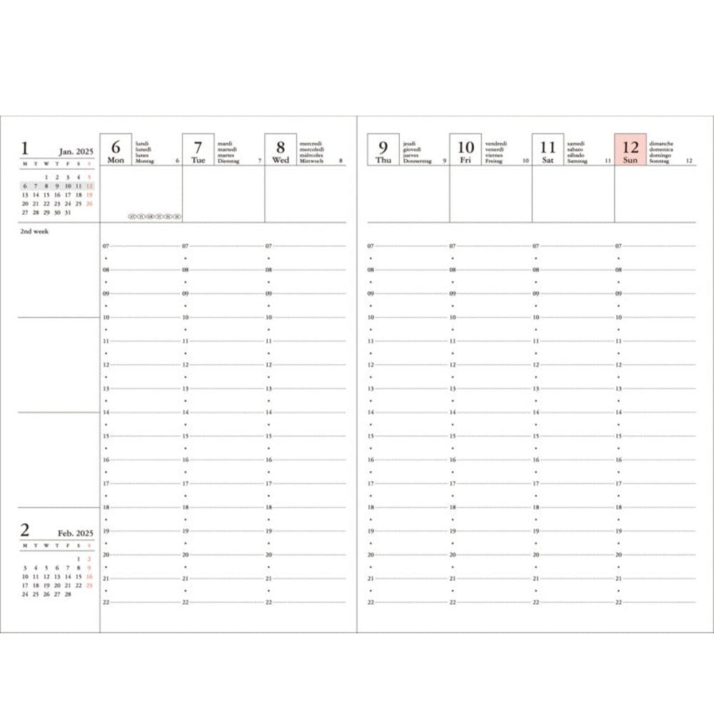 Agenda 2025/26 Color Menta A6