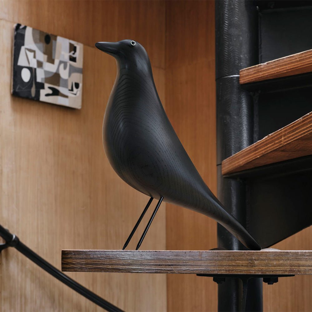 Eames House Bird Fresno Negro Ceniza