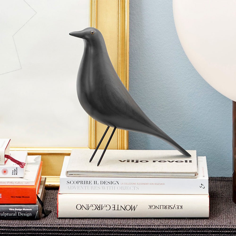 Eames House Bird Fresno Negro Ceniza