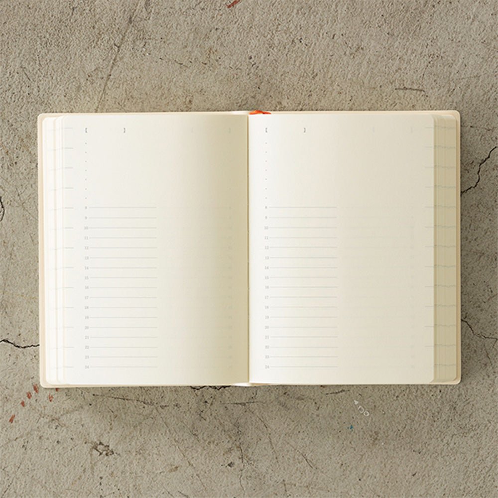 MD Notebook Diary A6 Monthly Block + 1 Day 1 Page 2026