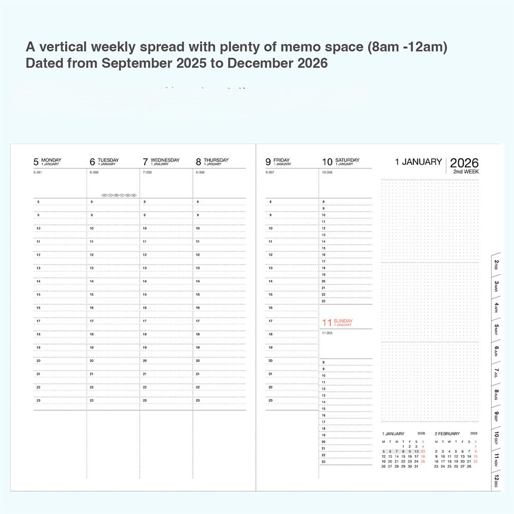 Agenda 2026 A5 Rosa Montaña