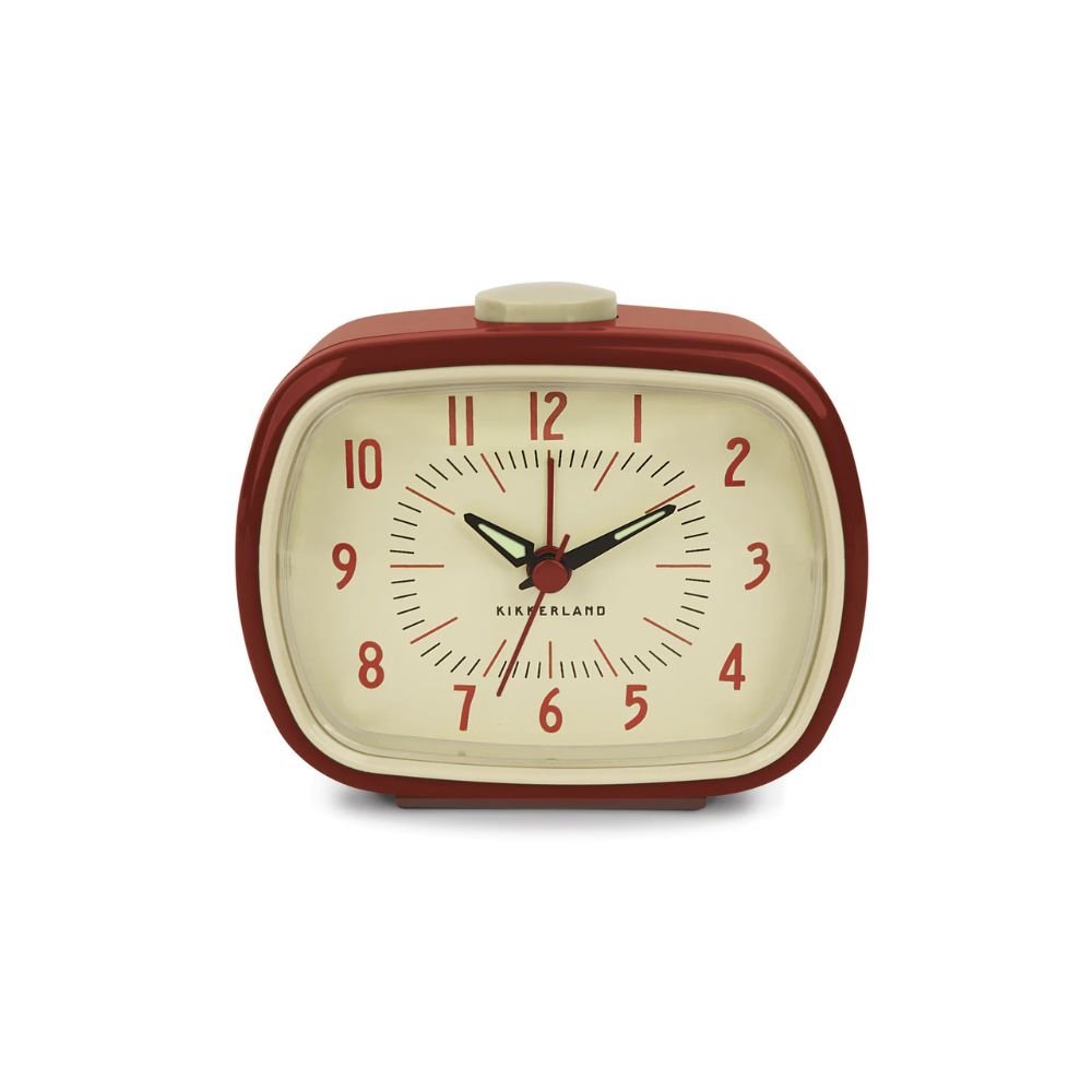 Retro Alarm Clock Red