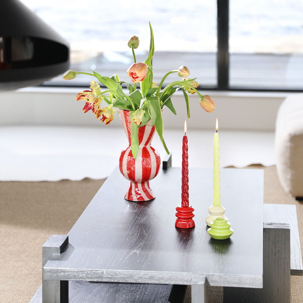 Vase Rhombic Yellow