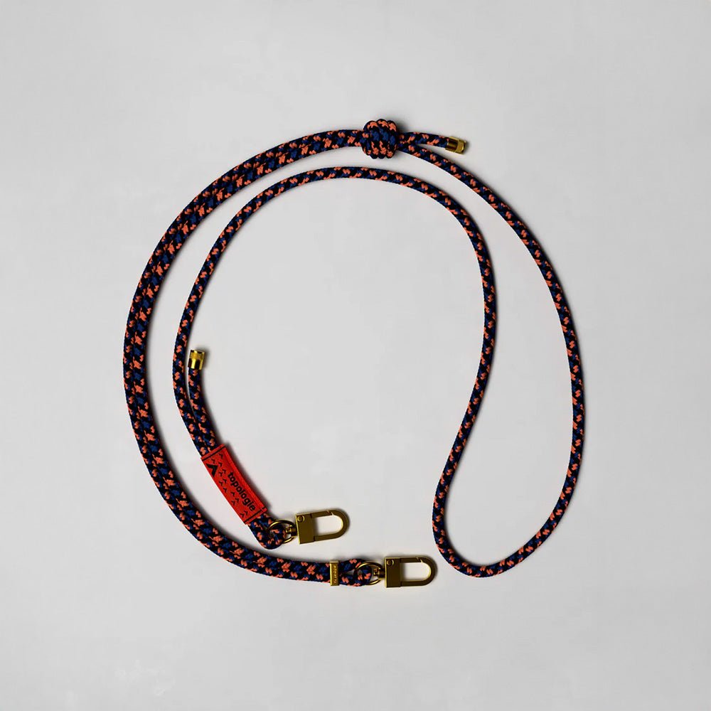 6mm Rope Strap Navy Orange