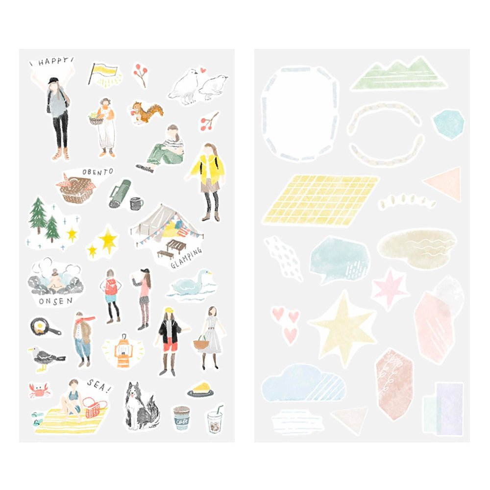 Stickers 2638 Two Sheets Going Out