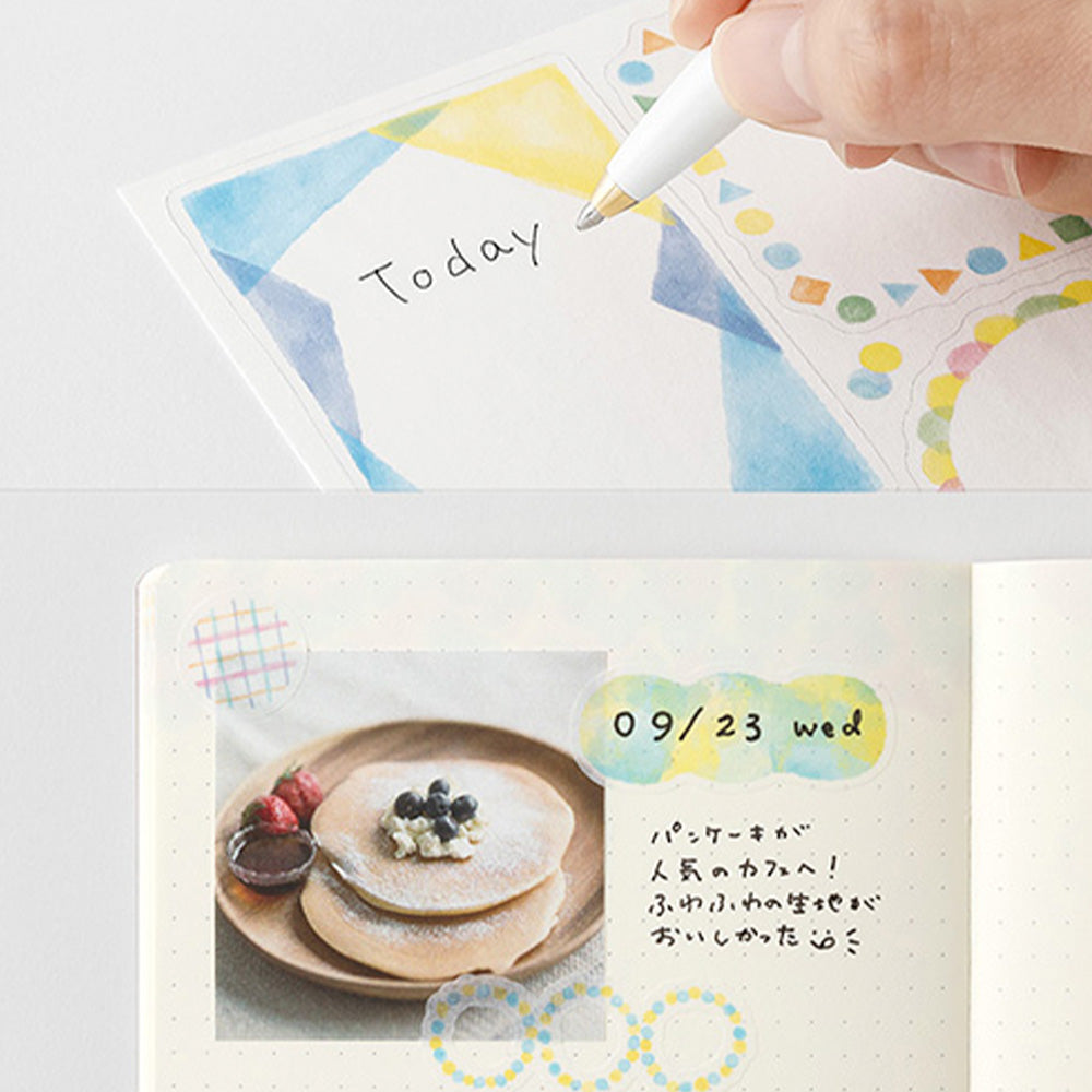 Pegatinas Yuru Log Gato (2 hojas)