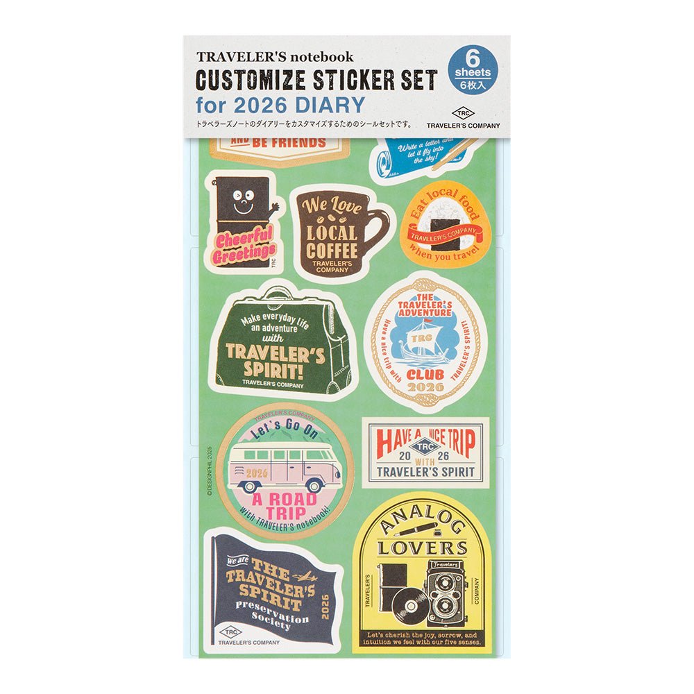 Customized Sticker Set for Diary 2026