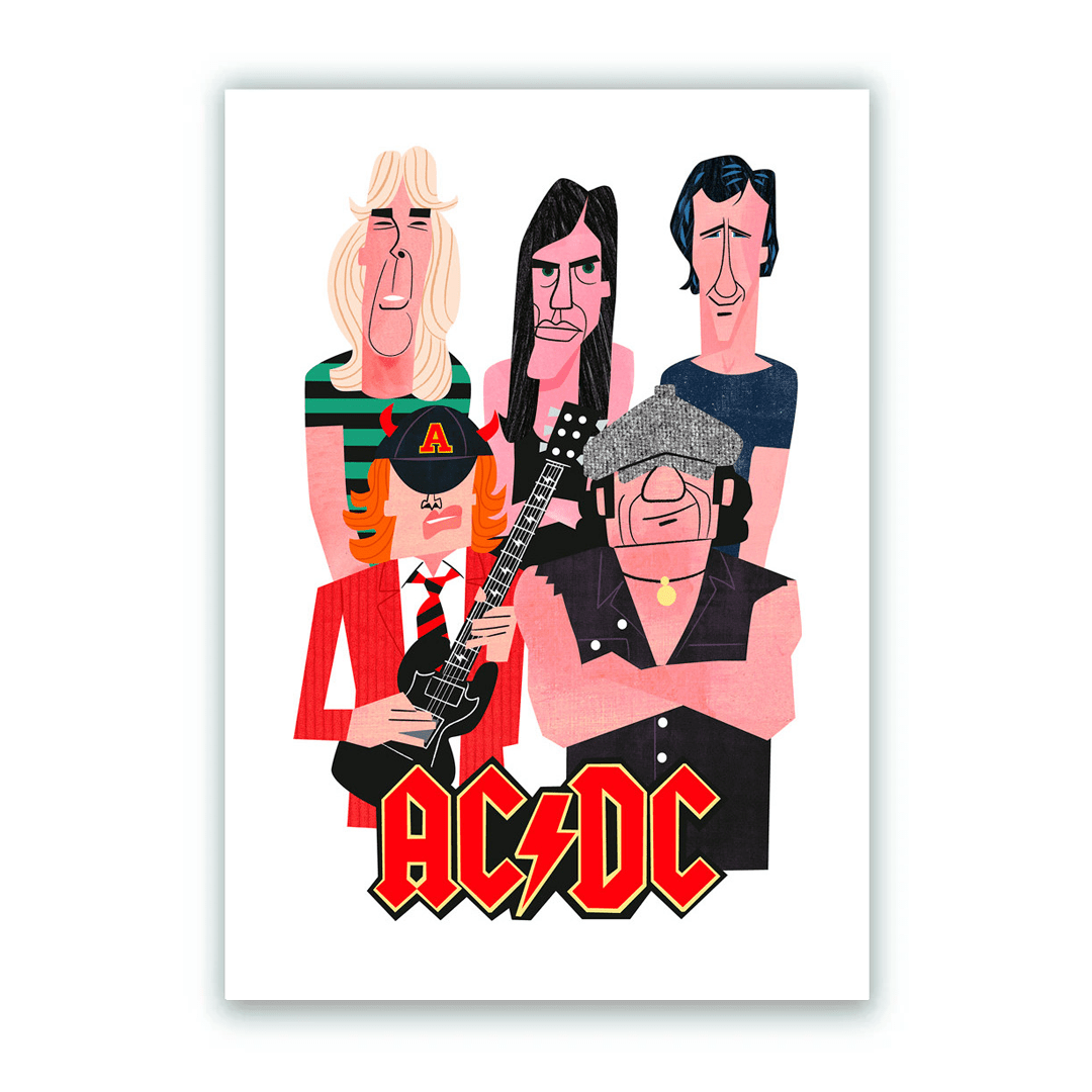 AC/DC Fine Art Print