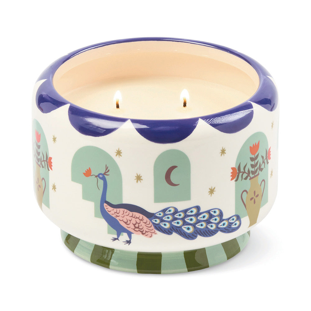 Misted Lime / Peacock Scented Soy Wax Candle 680g