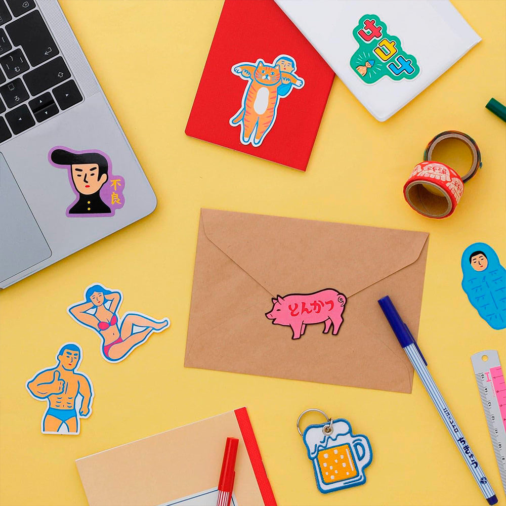 Pegatina Die Cut - C - Cerdo